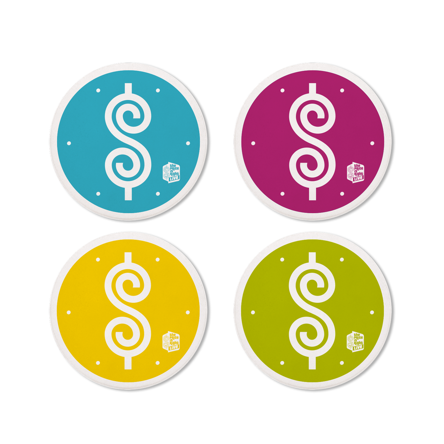 THE PRICE IS RIGHT PLINKO COASTER SET