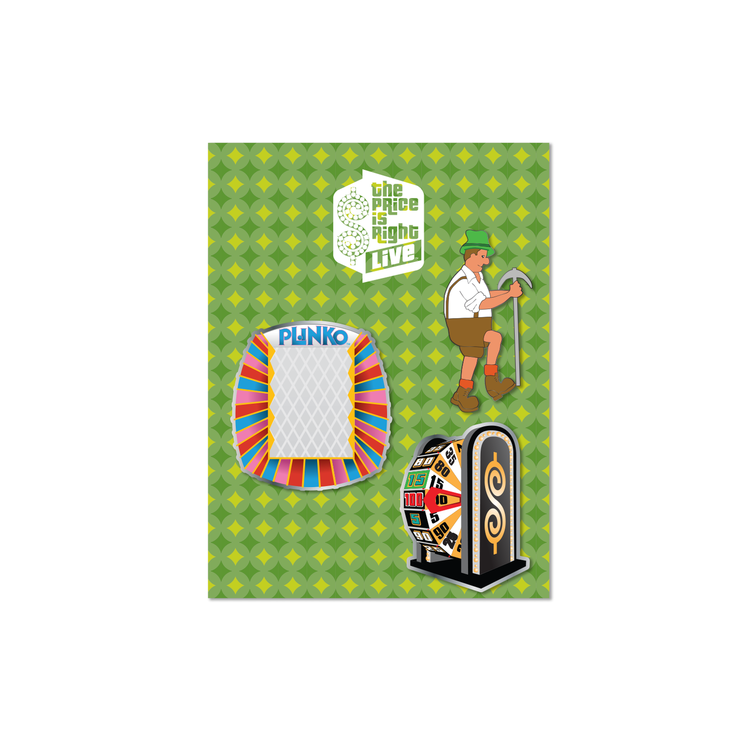 THE PRICE IS RIGHT GAMES PIN SET