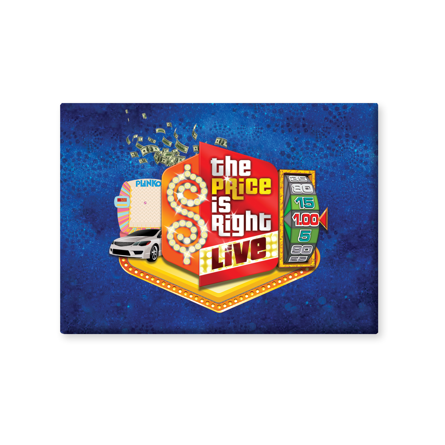 THE PRICE IS RIGHT LOGO BUTTON MAGNET