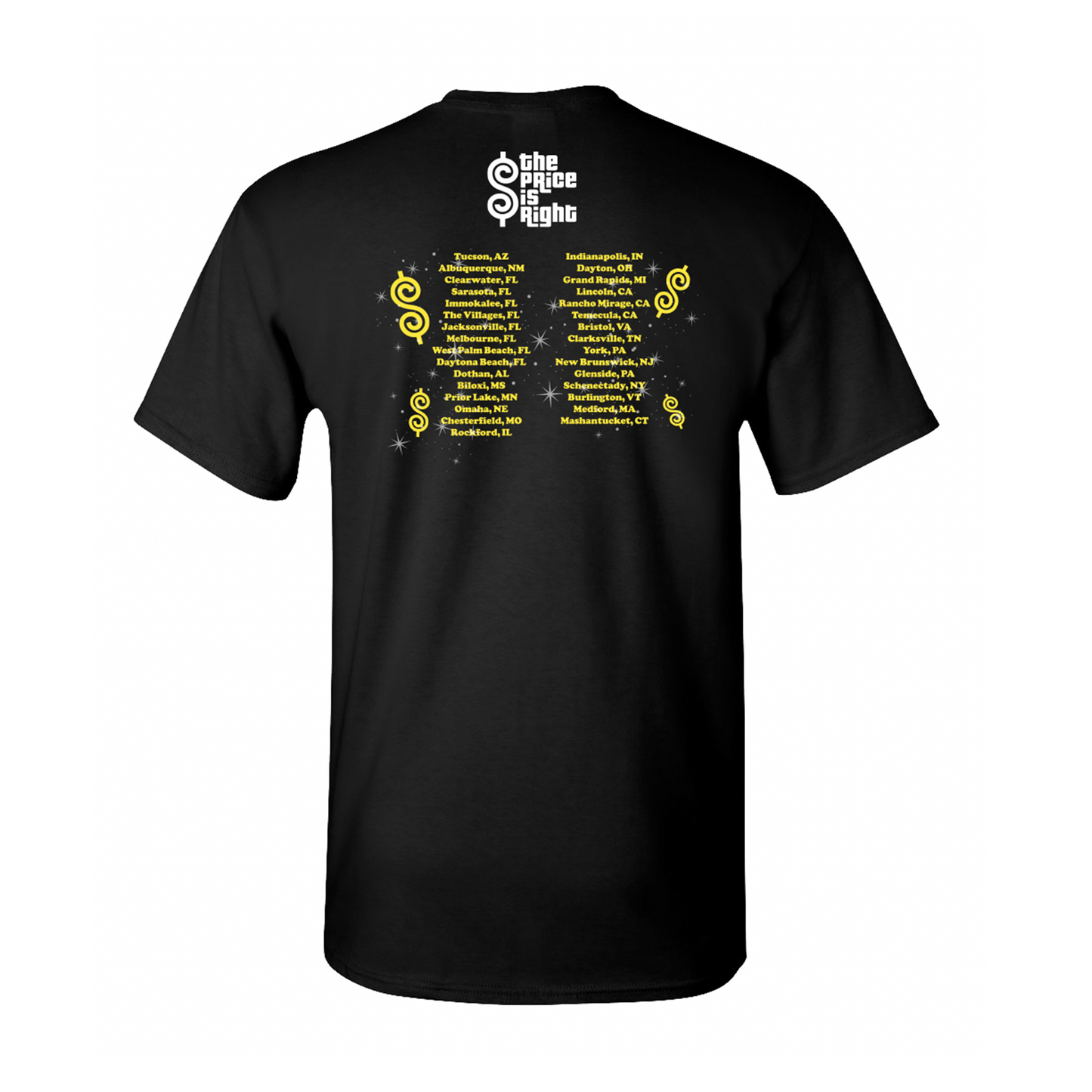 THE PRICE IS RIGHT TOUR LOGO TEE